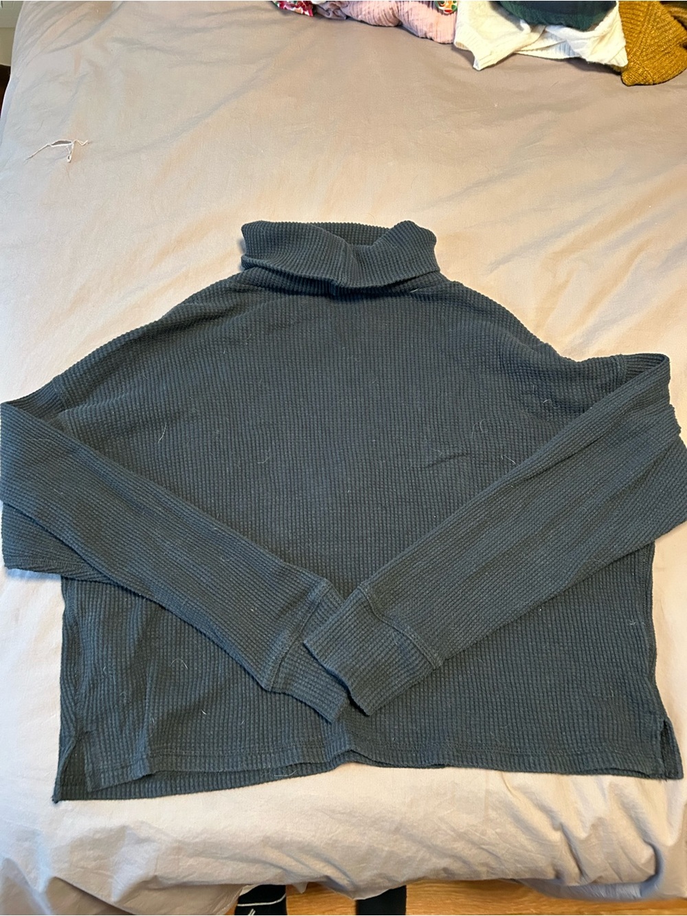 Abercrombie & Fitch Dark Teal Turtleneck Sweater